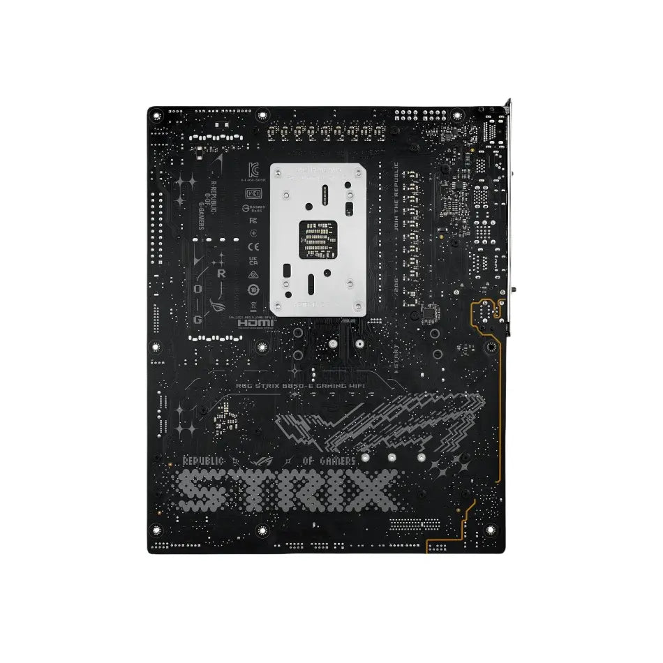 Asus | ROG STRIX B850-E GAMING WIFI | Processor Socket Socket AM5 | Chipset Type AMD B850 | Supported RAM Technology DDR5 SDRAM
