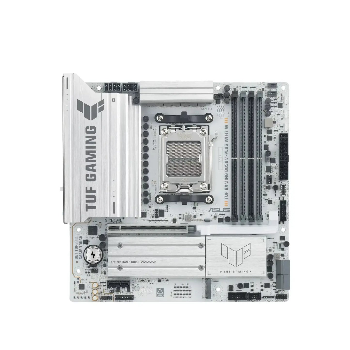 Asus | TUF GAMING B850M-PLUS WIFI7 W | Processor Socket Socket AM5 | Chipset Type AMD B850 | Supported RAM Technology DDR5 SDRAM