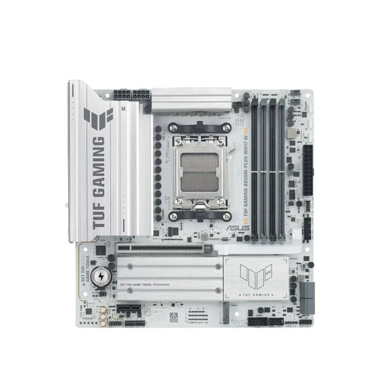 Asus | TUF GAMING B850M-PLUS WIFI7 W | Processor Socket Socket AM5 | Chipset Type AMD B850 | Supported RAM Technology DDR5 SDRAM