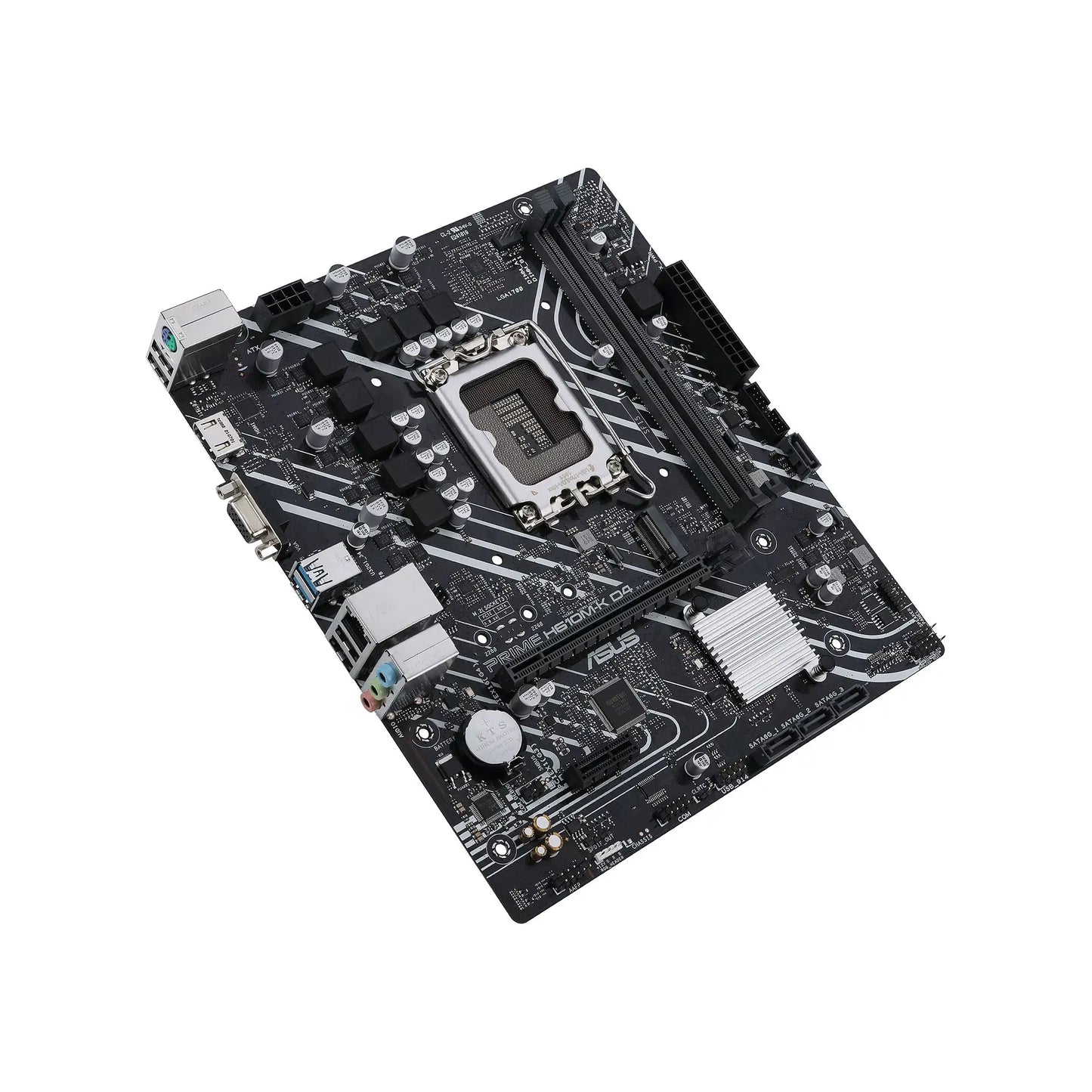 Asus | PRIME H610M-K ARGB | Processor Socket LGA1700 Socket | Chipset Type Intel H610 | Supported RAM Technology DDR5 SDRAM