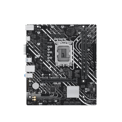 Asus | PRIME H610M-K ARGB | Processor Socket LGA1700 Socket | Chipset Type Intel H610 | Supported RAM Technology DDR5 SDRAM