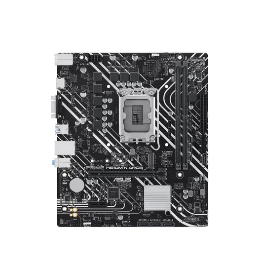 Asus | PRIME H610M-K ARGB | Processor Socket LGA1700 Socket | Chipset Type Intel H610 | Supported RAM Technology DDR5 SDRAM