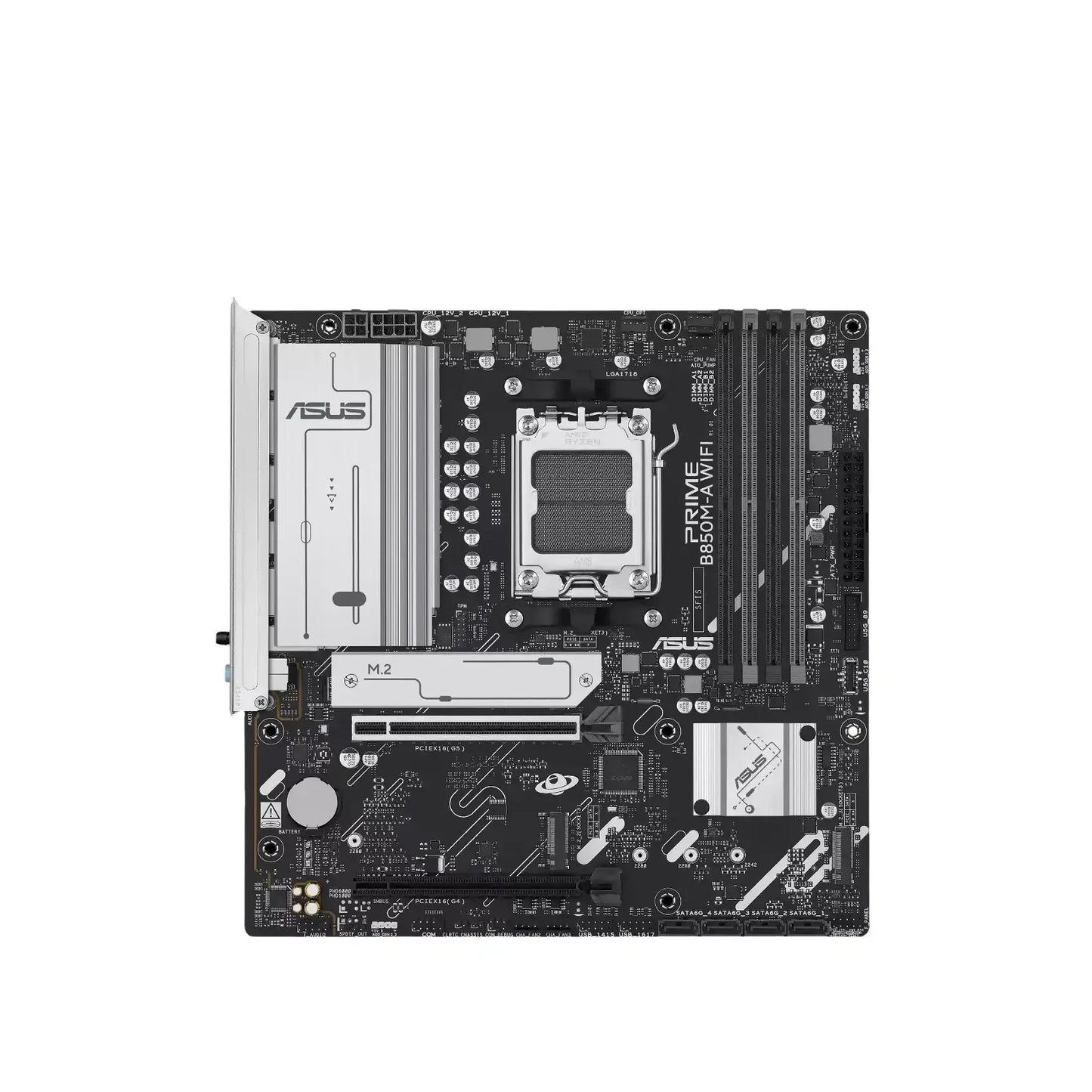 Asus | PRIME B850M-A WIFI | Processor Socket Socket AM5 | Chipset Type AMD B850 | Supported RAM Technology DDR5 SDRAM