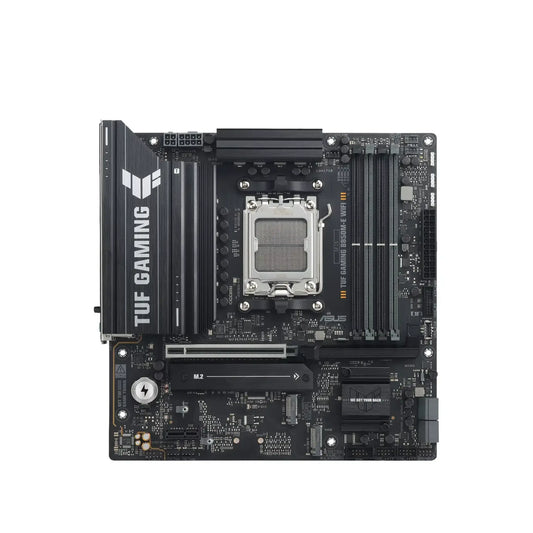 Asus | TUF GAMING B850M-E WIFI | Processor Socket Socket AM5 | Chipset Type AMD B850 | Supported RAM Technology DDR5 SDRAM