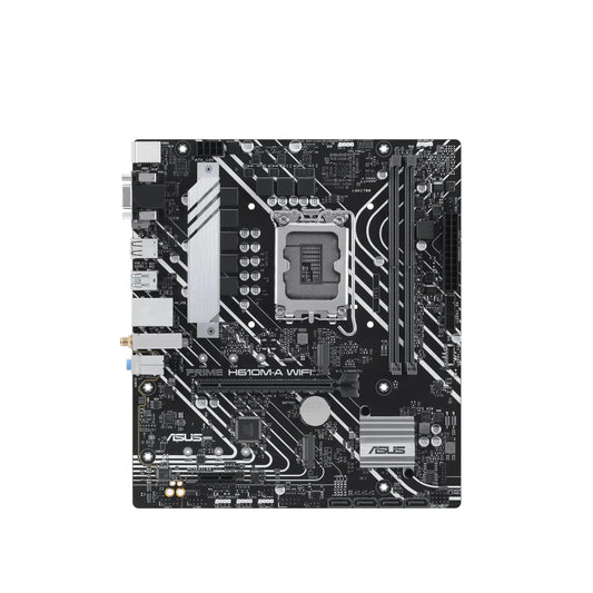 Asus | PRIME H610M-A WIFI | Processor Socket LGA1700 Socket | Chipset Type Intel H610 | Supported RAM Technology DDR5 SDRAM