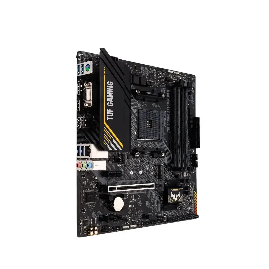 Asus | TUF GAMING A520M-PLUS II | Processor Socket Socket AM4 | Chipset Type AMD A520 | Supported RAM Technology DDR4 SDRAM