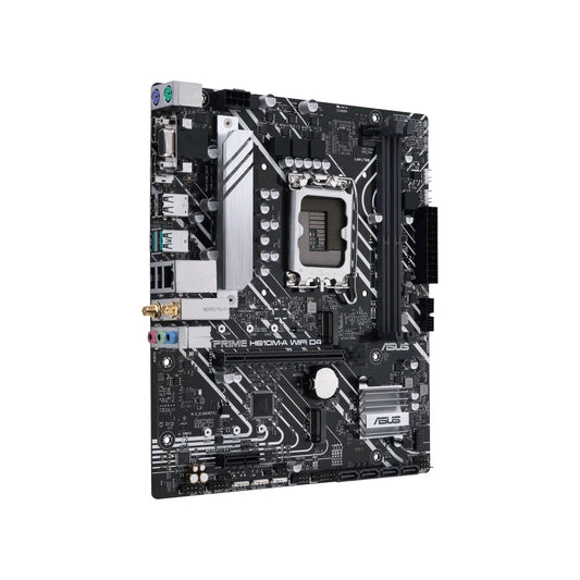 Asus | PRIME H610M-A WIFI D4 | Processor Socket LGA1700 Socket | Chipset Type Intel H610 | Supported RAM Technology DDR4 SDRAM