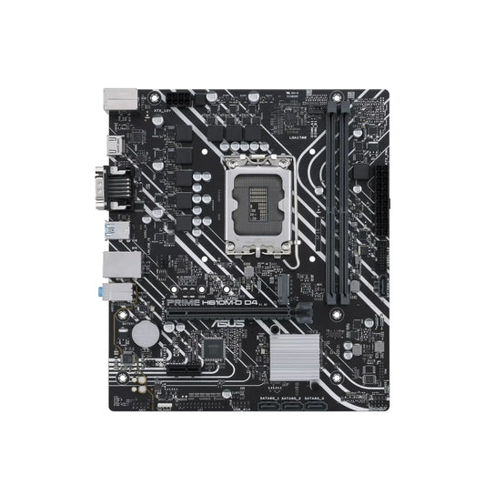 Asus | PRIME H610M-D D4 | Processor Socket LGA1700 Socket | Chipset Type Intel H610 | Supported RAM Technology DDR4 SDRAM