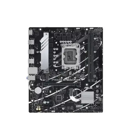 Asus | PRO B760M-R D4 | Processor Socket LGA1700 Socket | Chipset Type Intel B760 | Supported RAM Technology DDR4 SDRAM