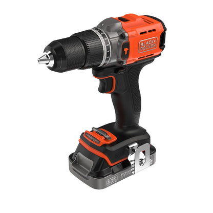 BLACK & DECKER | BCD383D2XK-QW | Cordless Hammer Drill | Orange/Black