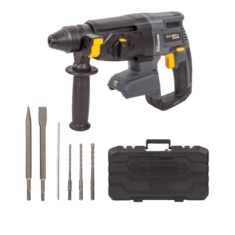BATAVIA | 7064296 | Brushless Rotary Hammer SDS+ | Without Battery and Charger in BMC | Black/Blue