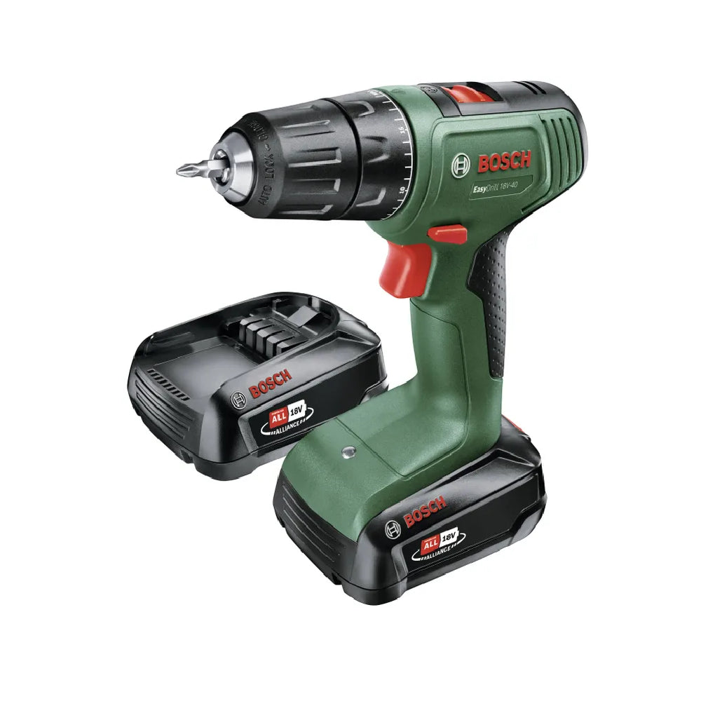 Bosch | Cordless Drill Driver EasyDrill 18V-40, 2 x 2.0 Ah