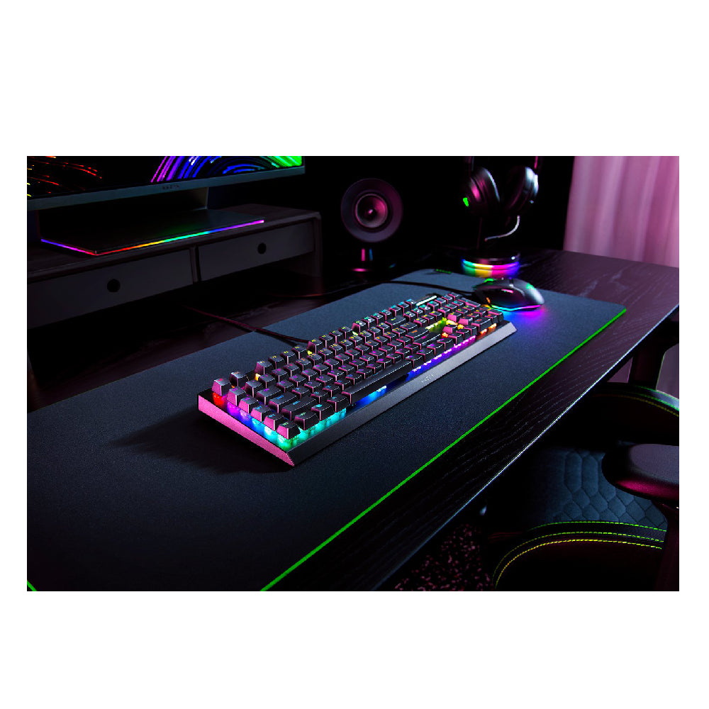 RAZER | RZ03-04701800-R3M1 | BlackWidow V4 X Mechanical Keyboard | Yellow Switches