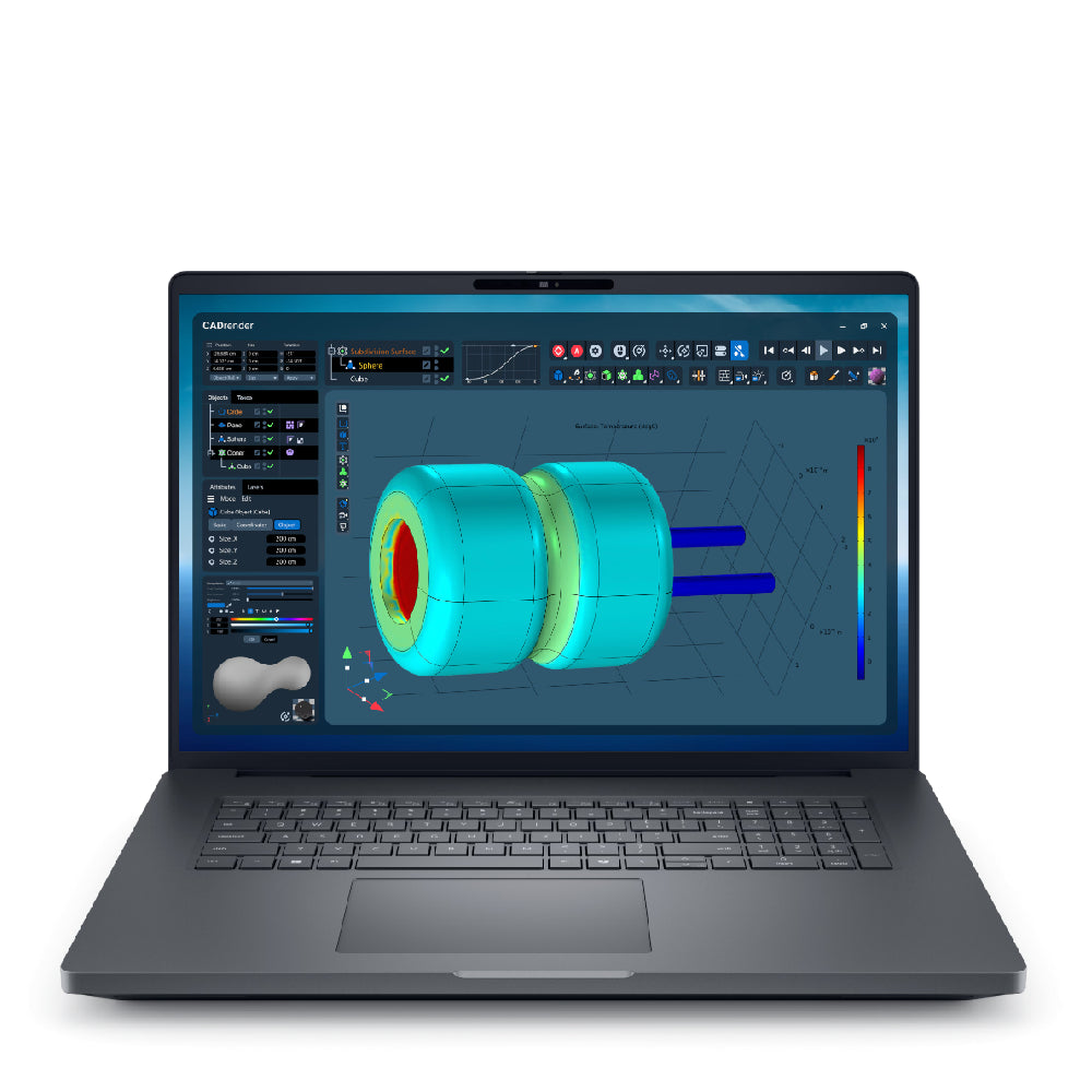 DELL | 1022838763/2 | Pro Max 18 Plus | 18" QHD+ | Ultra 9 285HX | 32GB | 1TB SSD | RTX 3000 | Win 11 Pro