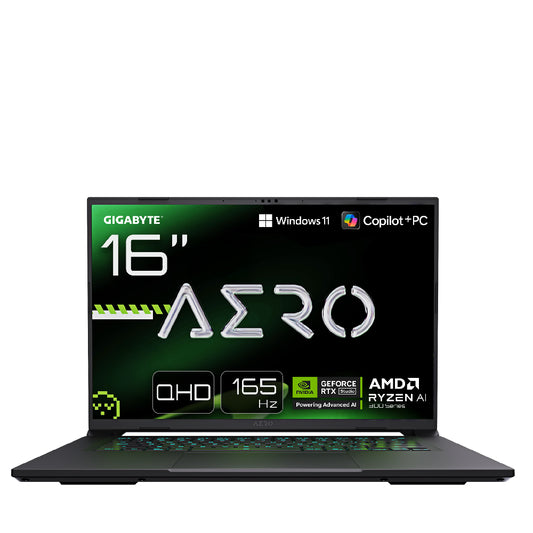 GIGABYTE | 1WH93EEC64AH | AERO X16 Gaming | 16" WQXGA 165Hz | Ryzen AI 7 350 | 32GB | 1TB SSD | RTX 5070 8GB | Win 11 Home