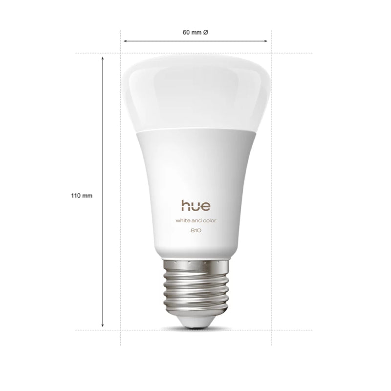 Philips Hue White & Color Ambiance E27 | 6W | 810 lm