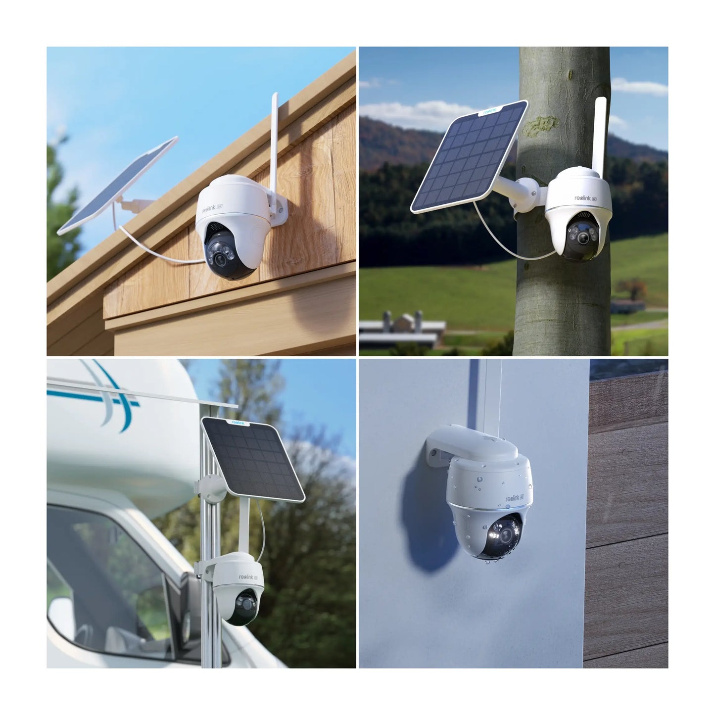 Reolink | 4K 4G LTE Wire Free Camera | Go Series G440 | Dome | 8 MP | Fixed | IP64 | MicroSD (Max. 128GB)