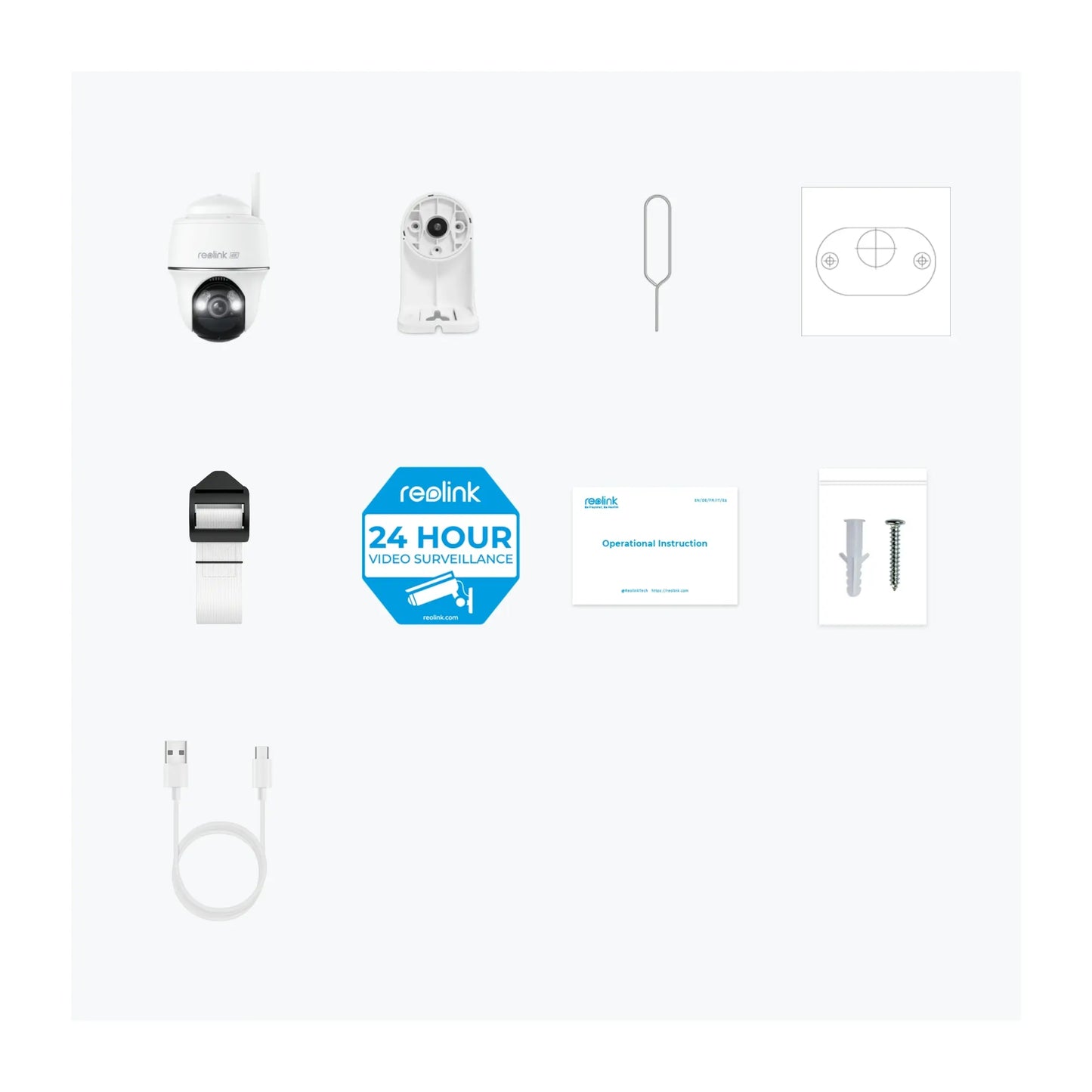 Reolink | Smart 4K Pan and Tilt Camera with Spotlights | Argus Series B440 | Dome | 8 MP | 4mm | Micro SD, Max.128GB