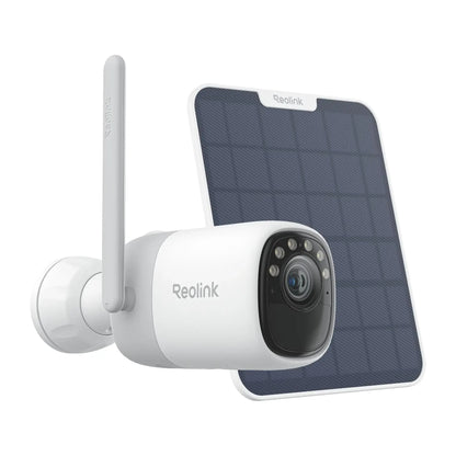 Reolink Wireless Pan & Tilt Long Lasting Solar/Battery Camera with Spotlights | Altas Series B630 with Solar Panel | Bullet | 4 MP | 4mm/F1.0