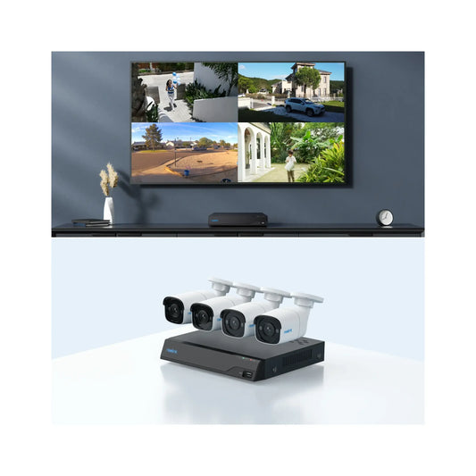 Reolink | Super HD Security Camera System | NVS8-5MB4 | Bullet | 5/4 MP | IP67 | Micro SD, Max. 256GB