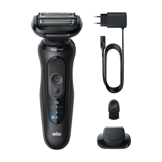 Braun | Shaver | 52-N1200s Series 5 | Operating time (max) 50 min | Wet & Dry | Lithium Ion | Black