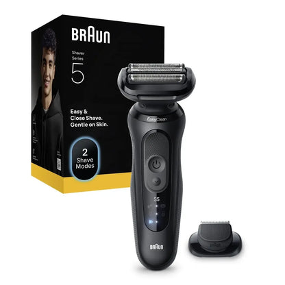 Braun | Shaver | 52-N1200s Series 5 | Operating time (max) 50 min | Wet & Dry | Lithium Ion | Black