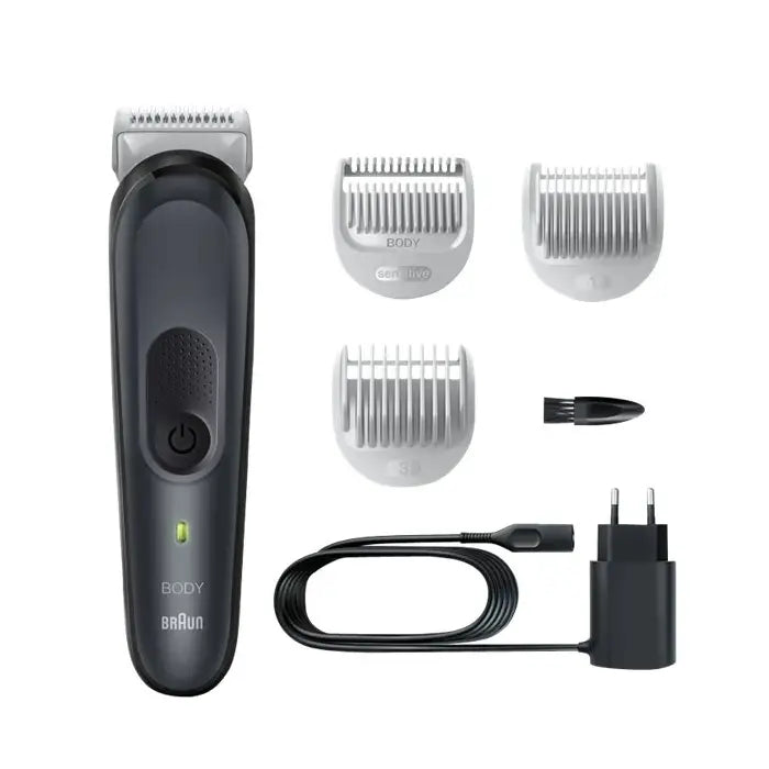 Braun | Body Groomer | BG3340 | Cordless | Black/Grey