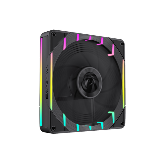 Gamemax | TORNADO T14 ARGB-R | 140mm ARGB Reverse Case Fan