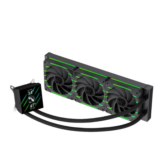 Gamemax | CPU Liquid Cooler | HAILSTORM 360 LCD BK | Black