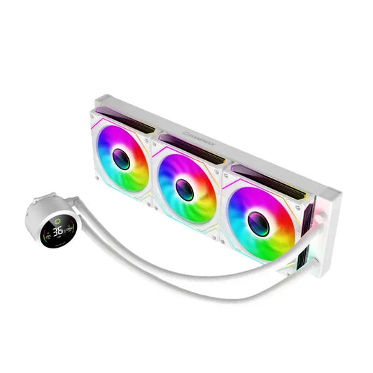 Gamemax | CPU Liquid Cooler | ICEBURG 360 DIGITAL WH | White