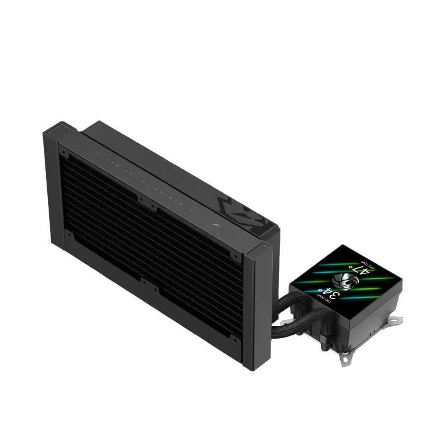 Gamemax | CPU Liquid Cooler | GLACIER 240 LCD BK | Black