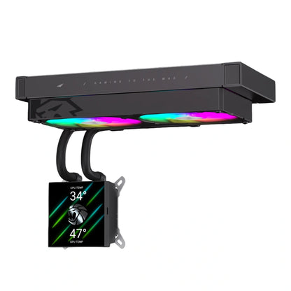 Gamemax | CPU Liquid Cooler | GLACIER 240 LCD BK | Black