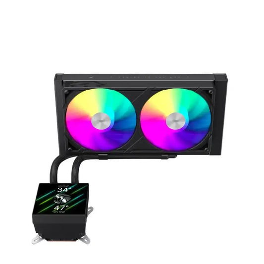 Gamemax | CPU Liquid Cooler | GLACIER 240 LCD BK | Black