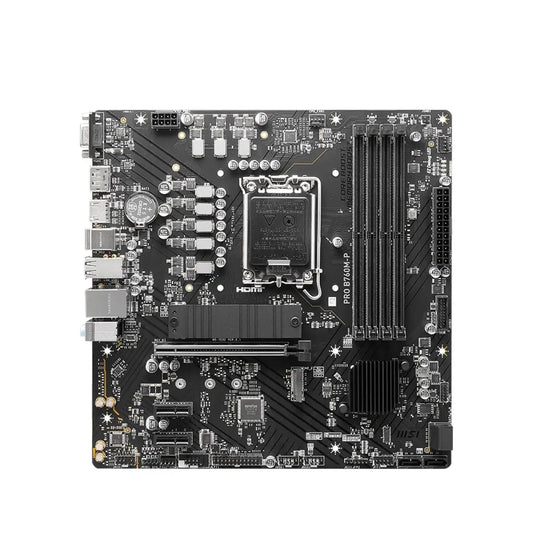 MSI | PRO B760M-P | Processor Socket LGA1700 Socket | Chipset Type Intel B760
