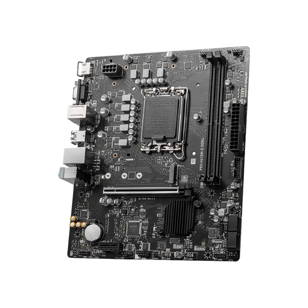 MSI | PRO H610M-E | Processor Socket LGA1700 Socket | Chipset Type Intel H610