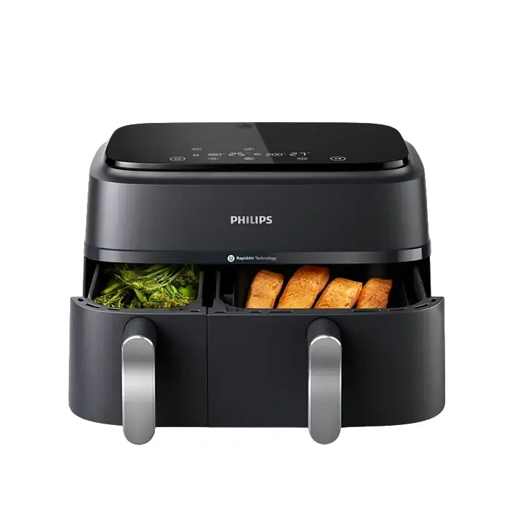 Philips | Dual Basket Airfryer | NA351/00 3000 Series | Power 2750 W | Capacity 9 L | Black