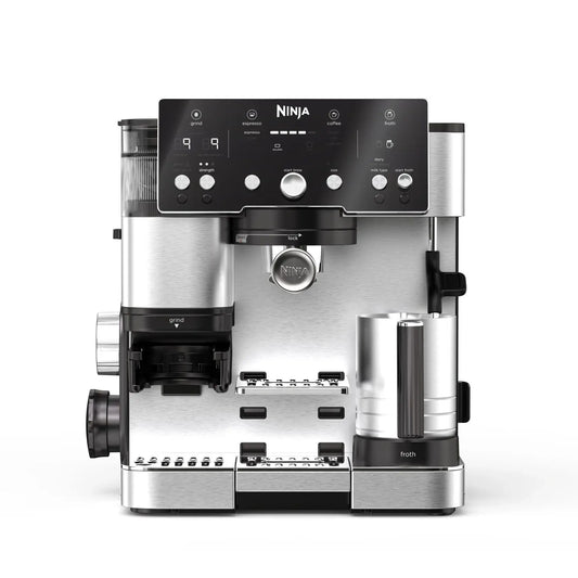 NINJA | Luxe Cafe Essential Espresso Machine | ES501EU | Built-in milk frother | Semi-automatic | Black