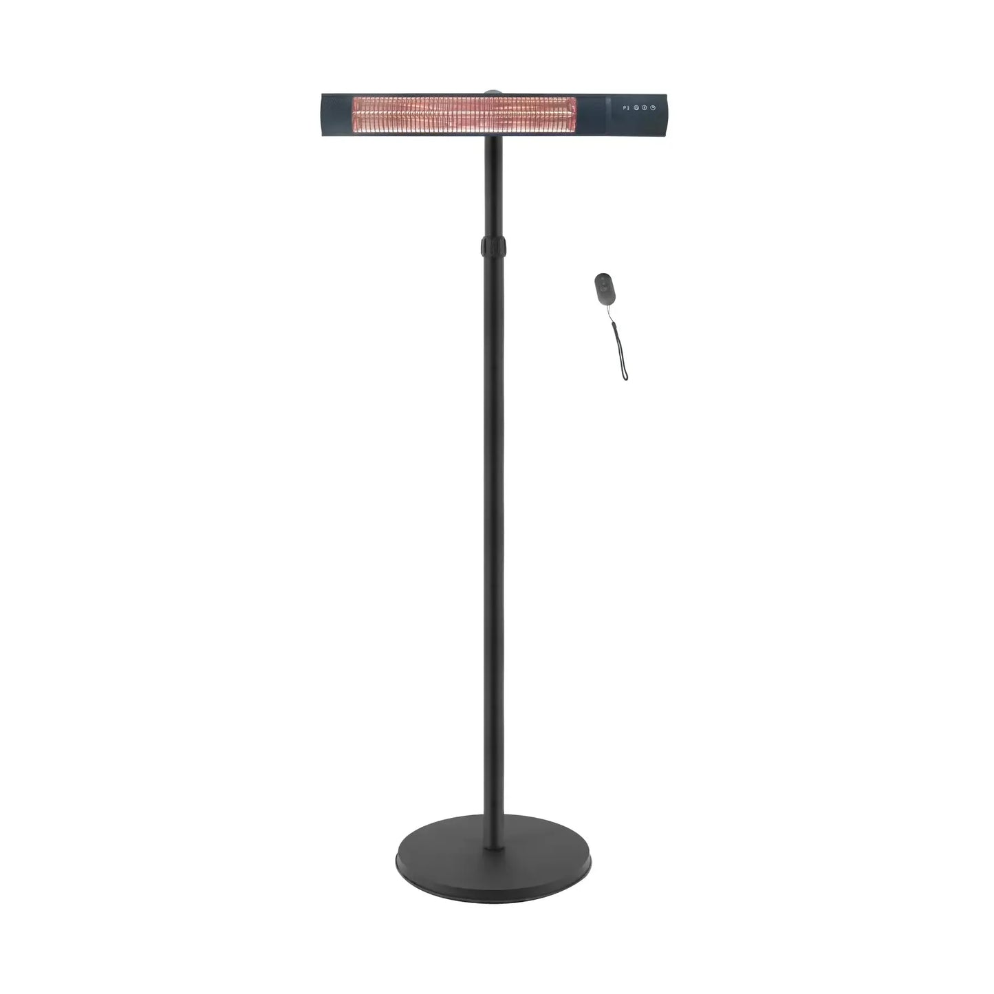 TunaBone | Electric Standing Patio Heater, Single carbon golden tube | TB2580ST-01 | 2500 W | Black