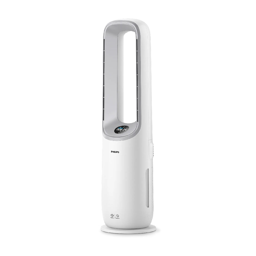 PHILIPS | AMF765/10 | Air Purifier 2 in 1 | 40W | Up to 70 m² | HEPA Filtration | Bladeless Fan | White/Grey