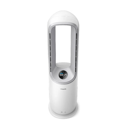 PHILIPS | AMF765/10 | Air Purifier 2 in 1 | 40W | Up to 70 m² | HEPA Filtration | Bladeless Fan | White/Grey