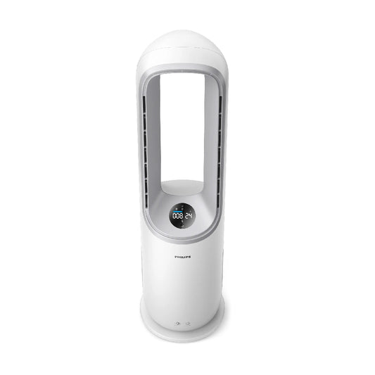 PHILIPS | AMF765/10 | Air Purifier 2 in 1 | 40W | Up to 70 m² | HEPA Filtration | Bladeless Fan | White/Grey