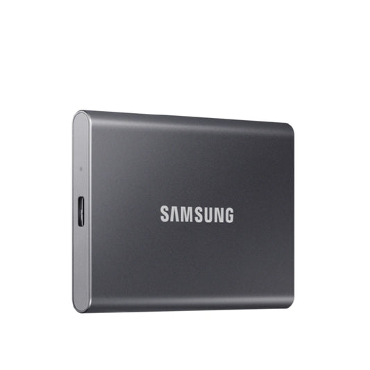 SAMSUNG | MU-PC2T0T/WW | T7 Portable SSD | 2 TB | USB 3.2 Gen 2 | 1050 MB/s | Titan Grey