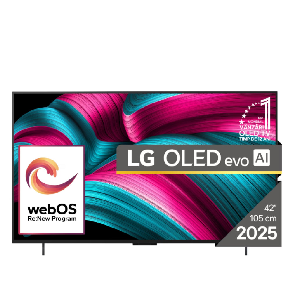 LG | OLED42C51LA | C5 Series | 42" | 107 cm | 4K UHD OLED | 144Hz | webOS | Black