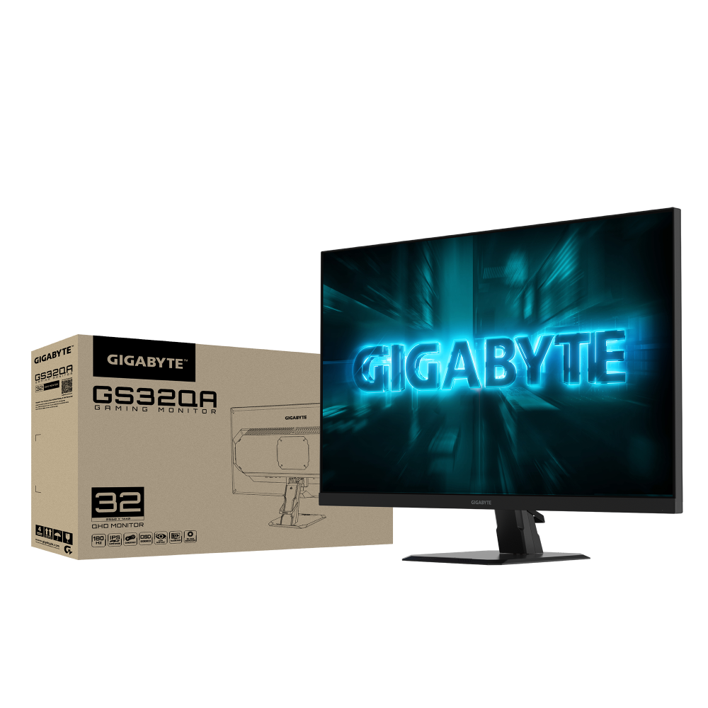 Gigabyte | GS32QA EU | 32" | QHD | 180Hz | Gaming Monitor