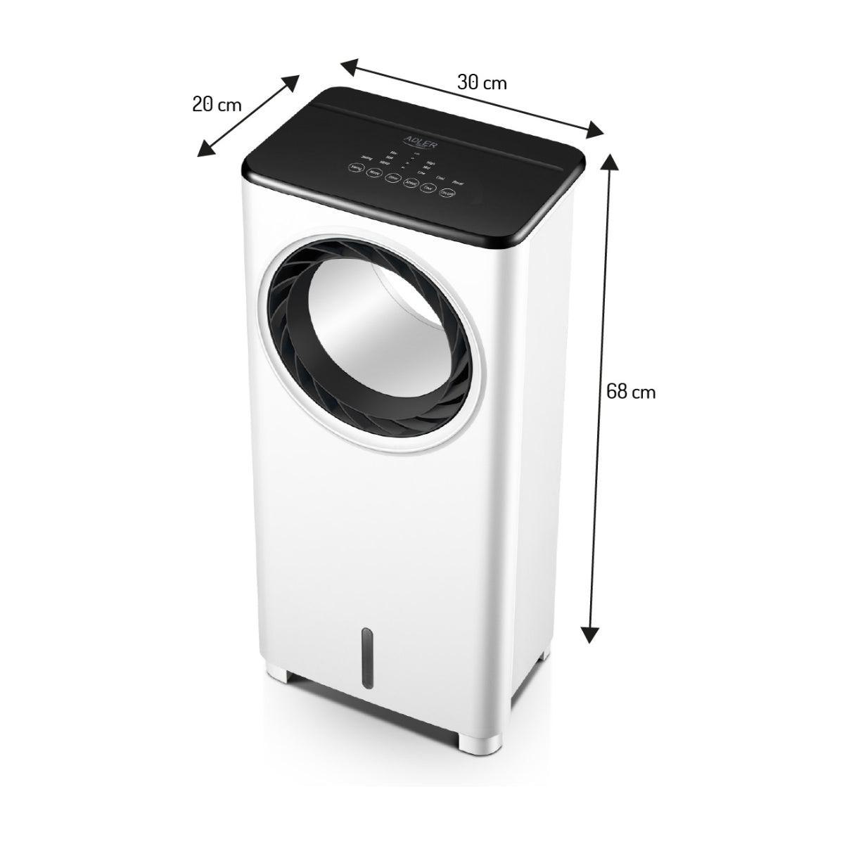 Adler | AD 8900 | Air Cooler | Bladeless | 80W | 4L | White