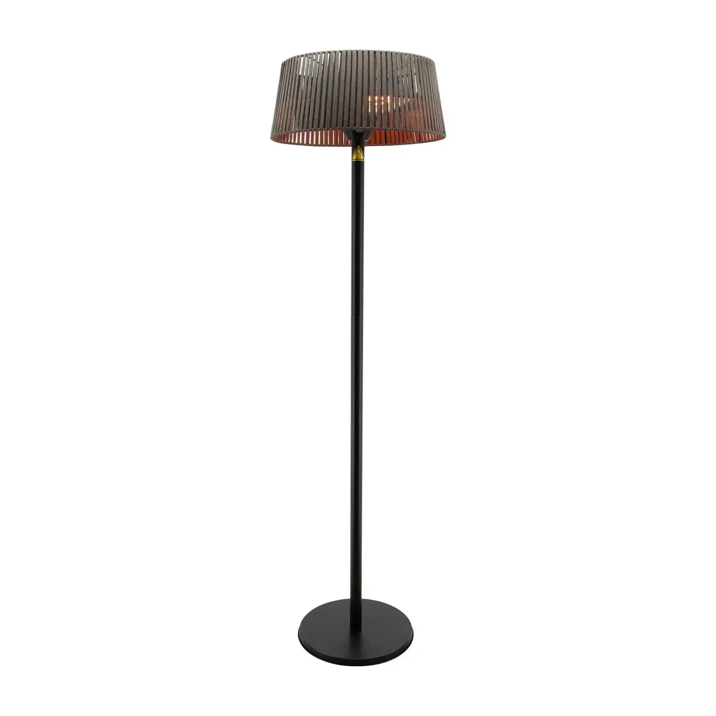 TunaBone | Electric Standing Patio Heater, Double clear halogen heating lamps | TB1821SH-01 | 2100 W | Black