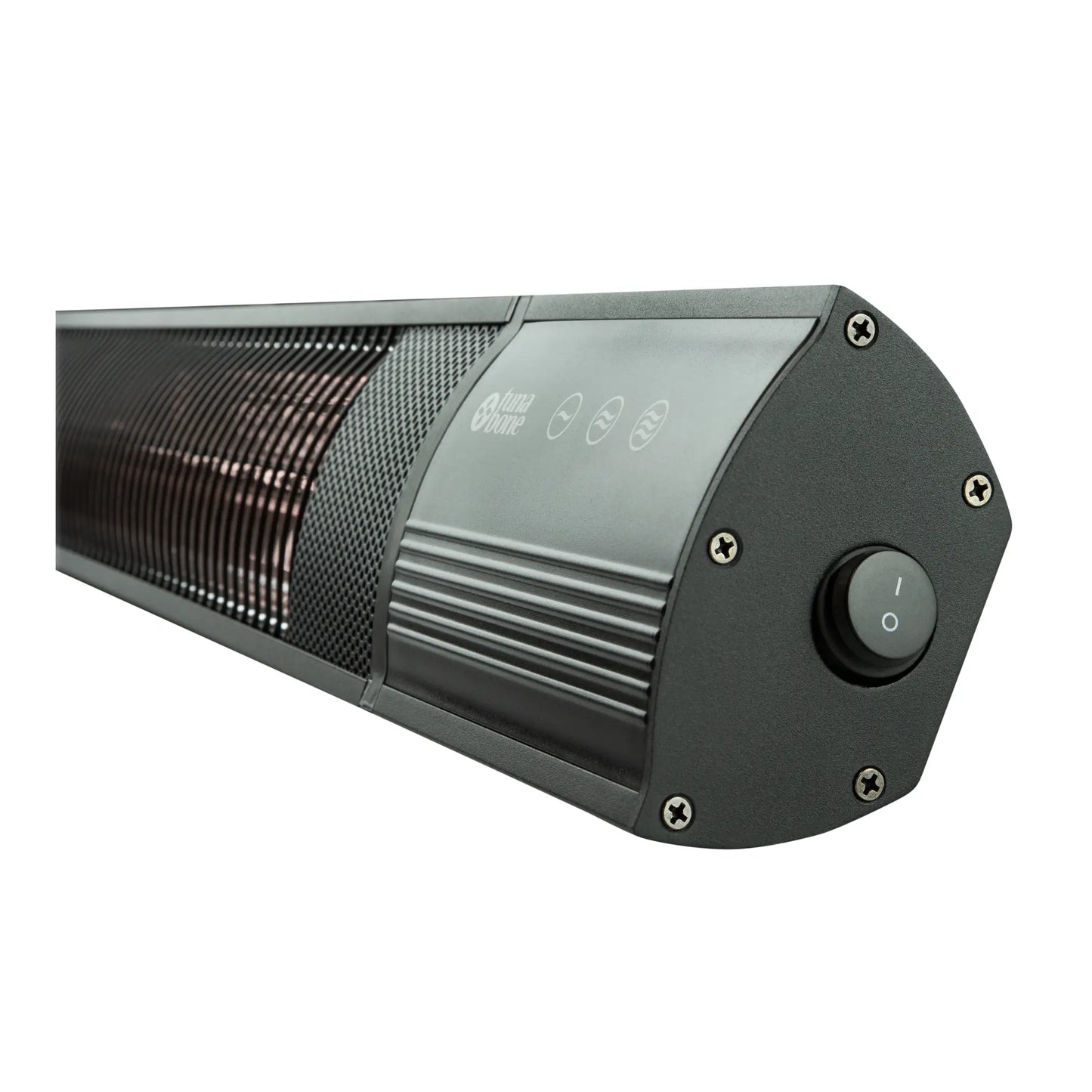 TunaBone | Electric Wall mounted Infrared Patio Heater | TB2580W-01 | 2500 W | Black