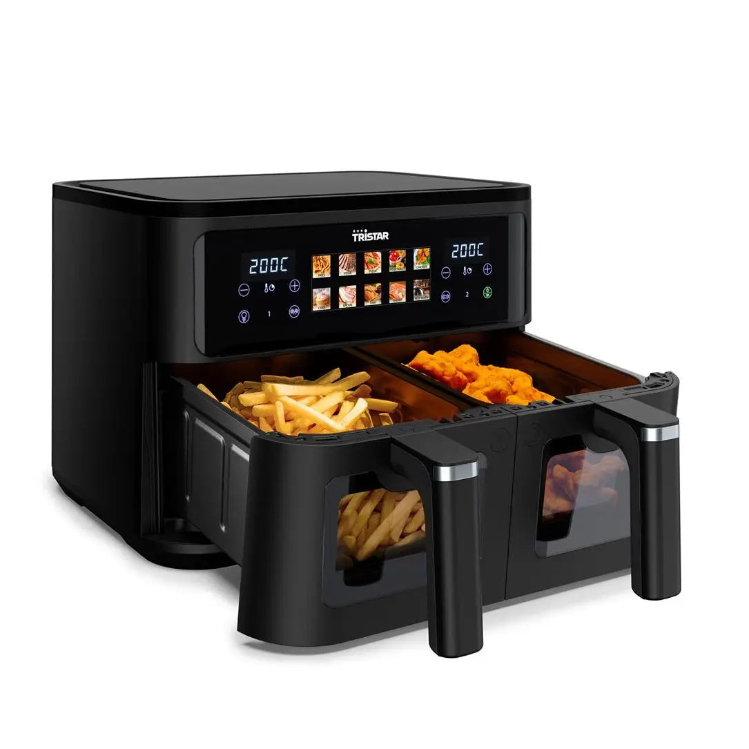 Tristar | Double Basket Airfryer | FR-9075 | Power 2500 W | Capacity 9 L | Black