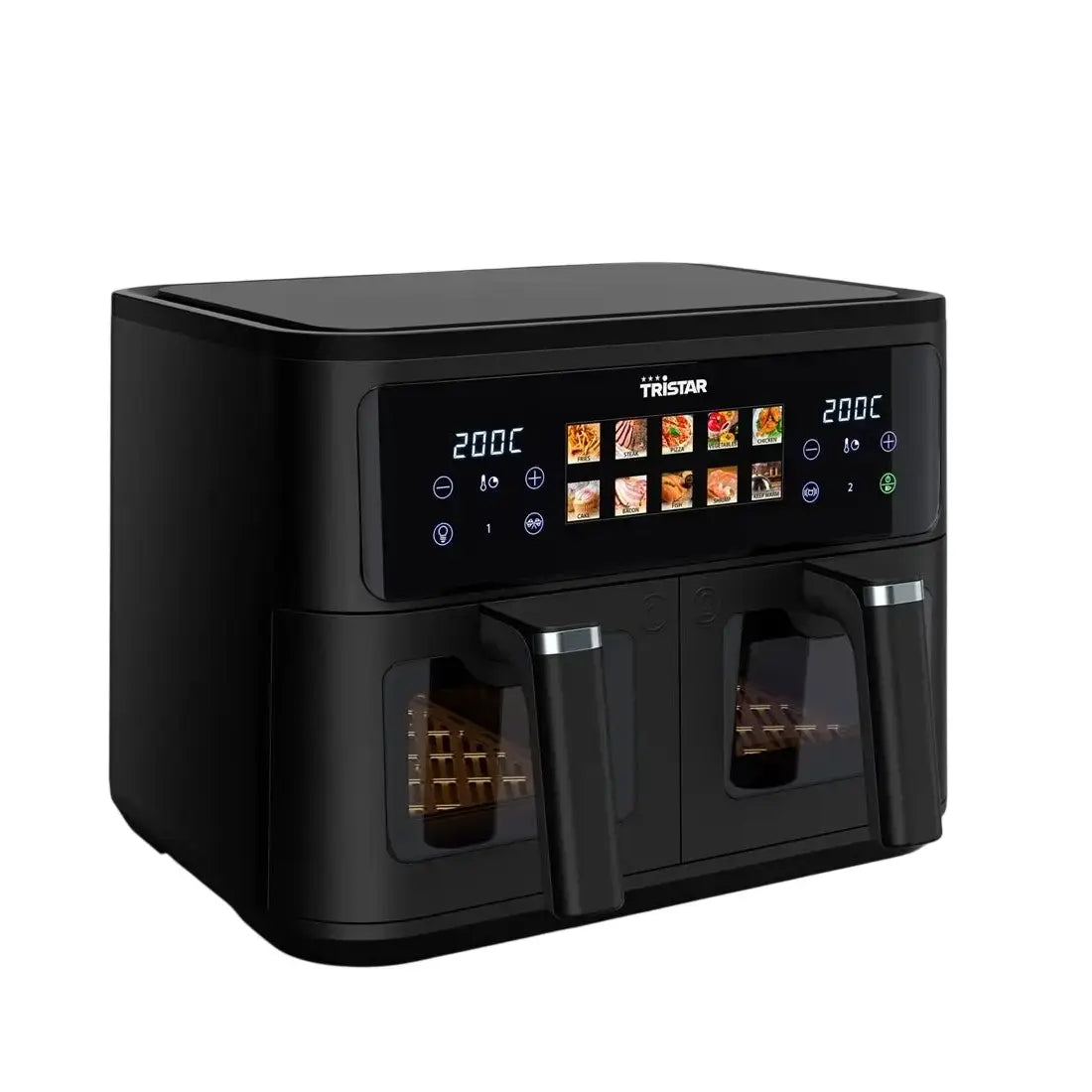 Tristar | Double Basket Airfryer | FR-9075 | Power 2500 W | Capacity 9 L | Black