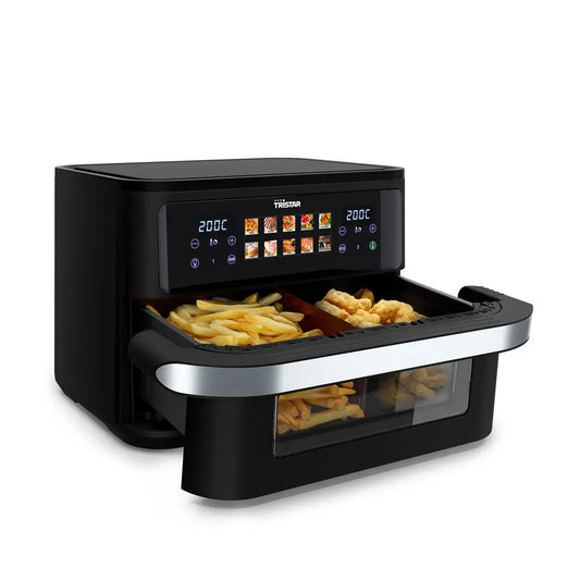 Tristar | Dualzone Flex Airfryer | FR-9078 | Power 2800 W | Capacity 10 L | Black